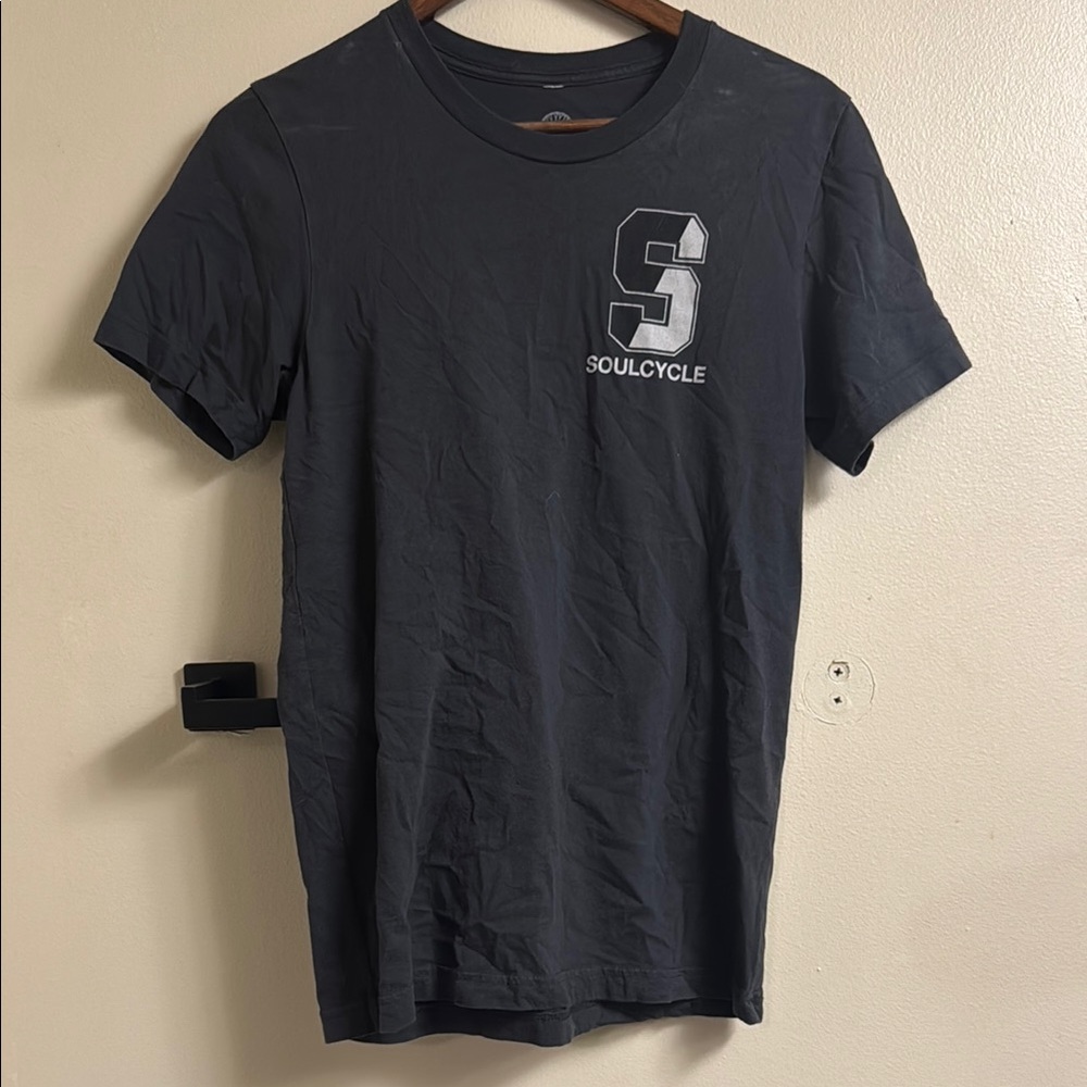 SoulCycle Black Short Sleeve Tee Classic Crew Neck